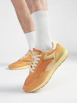 Sneakers City Uit Leder Hoff Oranje men 12602009-vue-porte